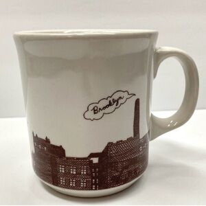 Fishs Eddy Diner Style Mug Brooklyn Bridge Jordan Awan